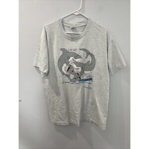 Vintage Fruit Of The Loom T-Shirt Key West Single Stitch Made In USA XL Sharks